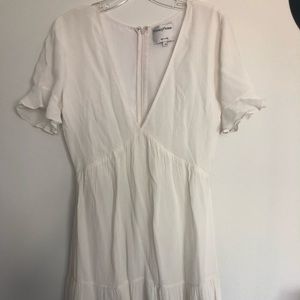 White Short Sleeved REVOLVE Dress